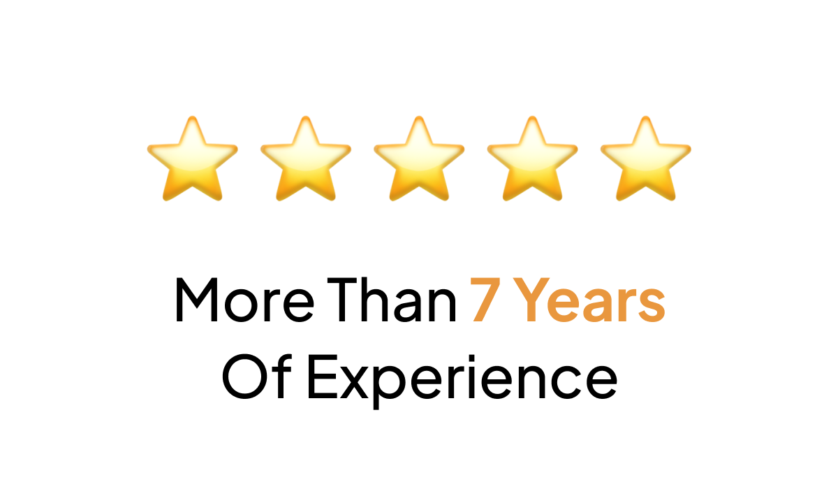 More than 7 years of experience